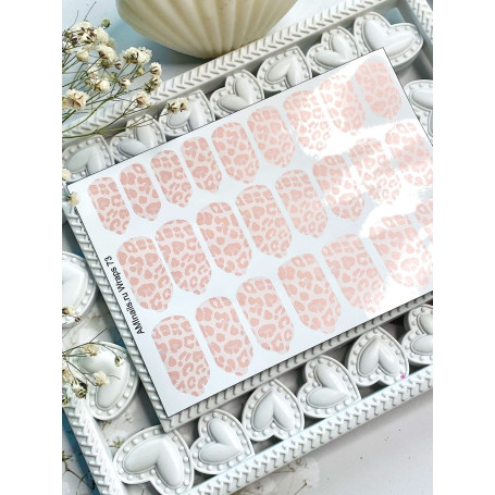 Nagelfolie 73 Nail Wraps für Maniküre AMINAILS