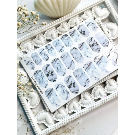 Nagelfolie 75 Nail Wraps für Maniküre AMINAILS