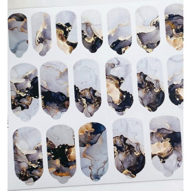 Nagelfolie 89 Nail Wraps für Maniküre AMINAILS