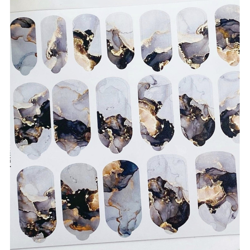 Nagelfolie 89 Nail Wraps für Maniküre AMINAILS-NAIL WRAPS SELBSTKLEBEND-Double Beauty Shop