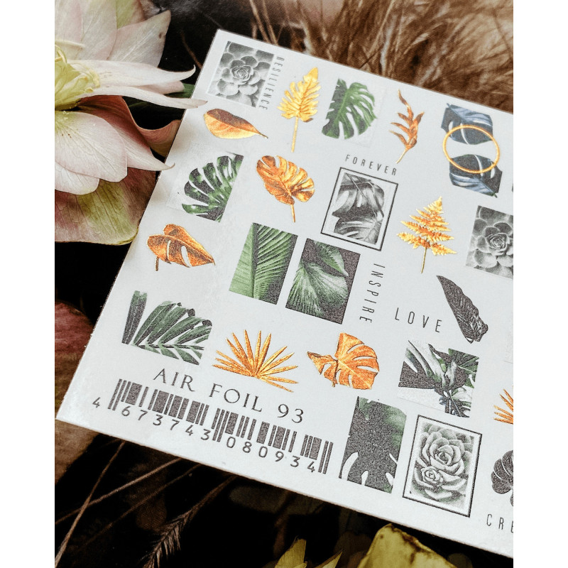 AIR FOIL 93 IBDI NAILS-SLIDERS/WRAPS-Double Beauty Shop