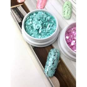 TIFFANY Opal - Glitter MIX IBDI Nails 2