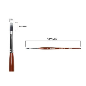 Ombre Gel Pinsel Nr. 5. DMG3R-5 aus Syntetikfasern Roubloff 2