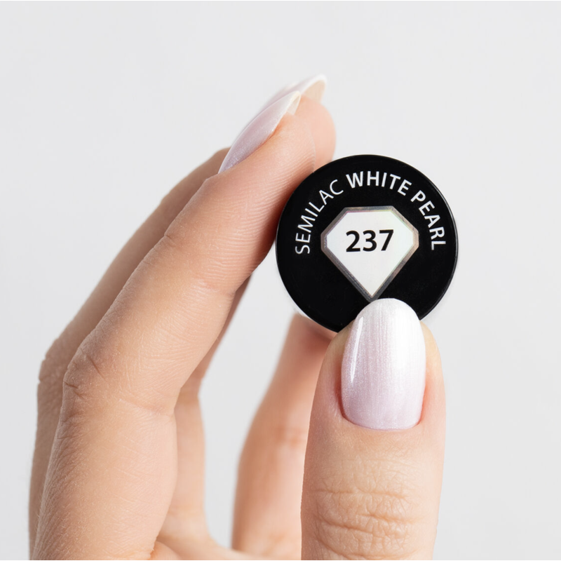 237 WHITE PEARL - UV Nagellack 7ml Semilac-Online-Shop-Double Beauty Shop