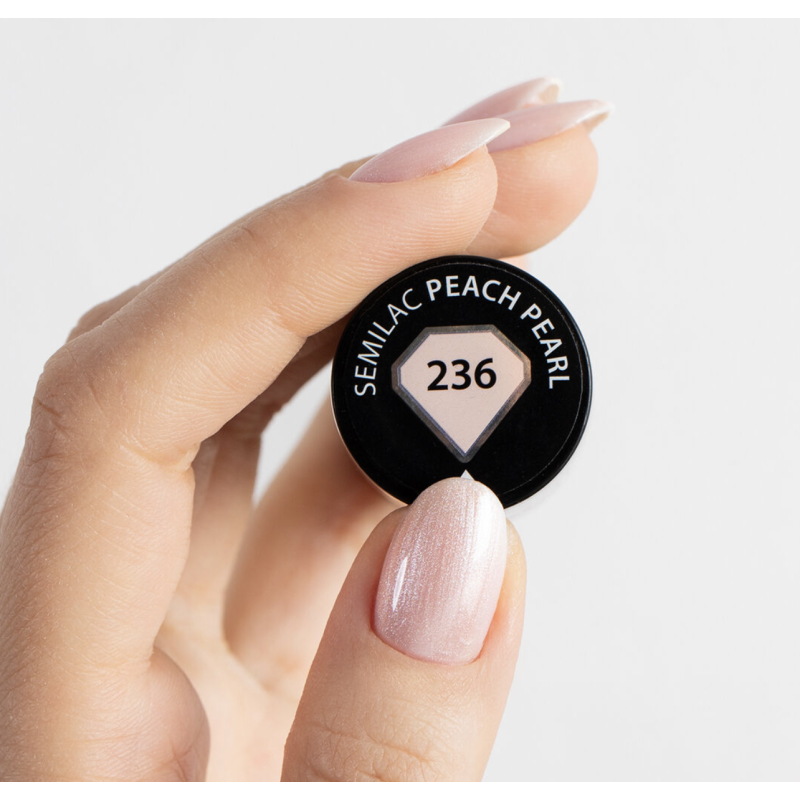 236 Peach Pearl - UV Nagellack 7ml Semilac-Online-Shop-Double Beauty Shop