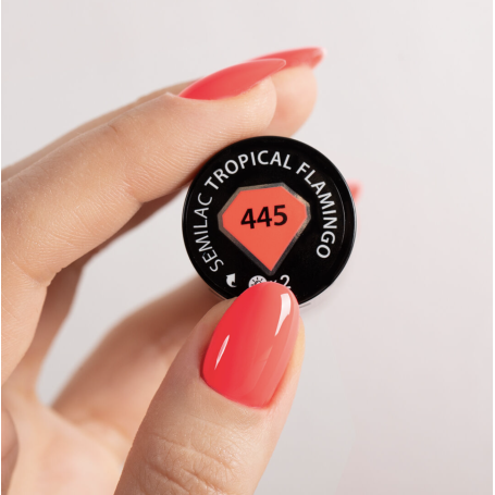 445 Tropical Flamingo - UV Nagellack 7ml Semilac