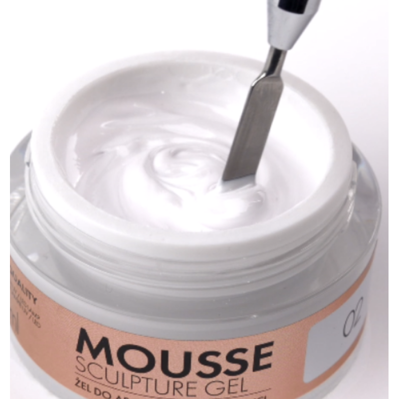 02 Polar White - MOUSSE SCULPTURE GEL15 ml Victoria Vynn-GELE-Double Beauty Shop