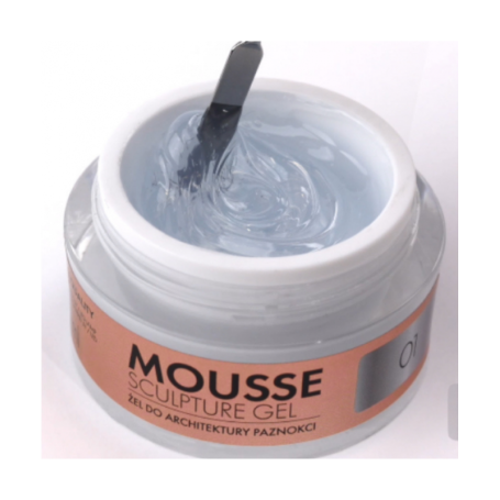 01 Crystal Glass - MOUSSE SCULPTURE GEL 15 ml Victoria Vynn