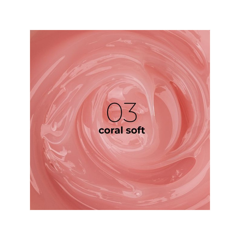 03 Coral Soft - MOUSSE SCULPTURE GEL 15 ml Victoria Vynn