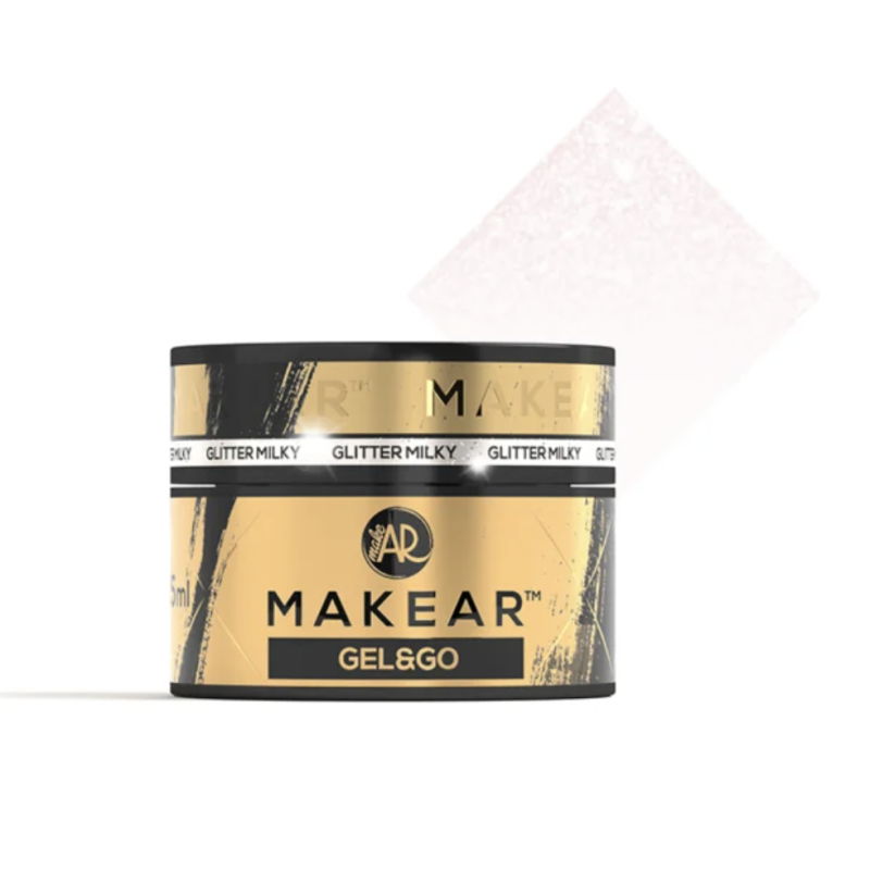 Milky Glitter - Builder Gel&Go 15ml MAKEAR-MAKEAR-Double Beauty Shop