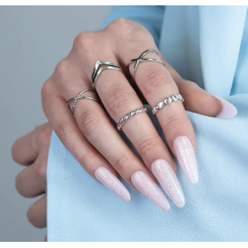 Ice Pink Glitter - Gel&Go 15ml MAKEAR 2