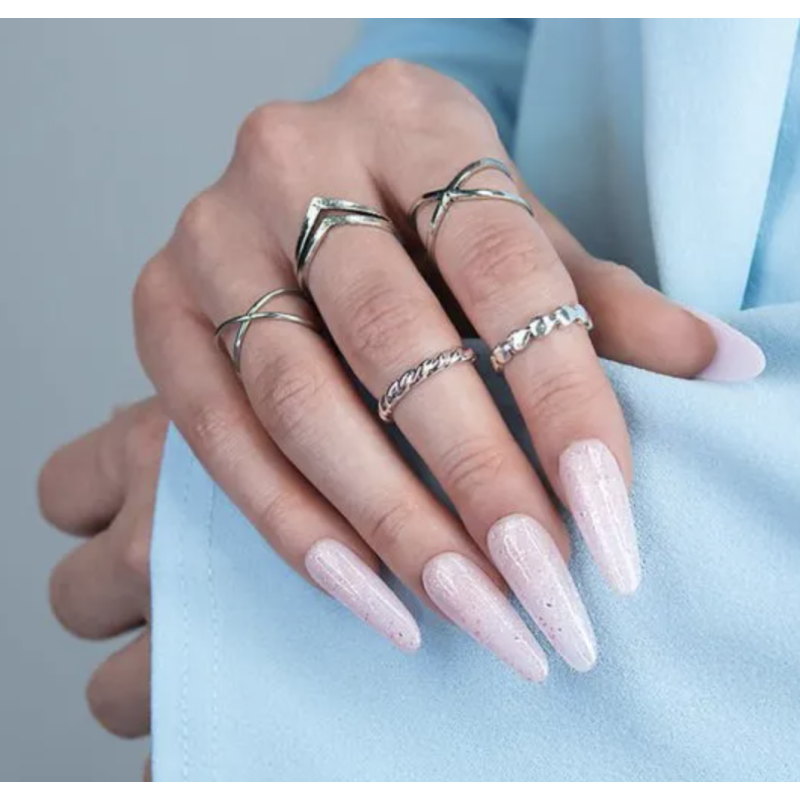 Ice Pink Glitter - Gel&Go 15ml MAKEAR-MAKEAR-Double Beauty Shop