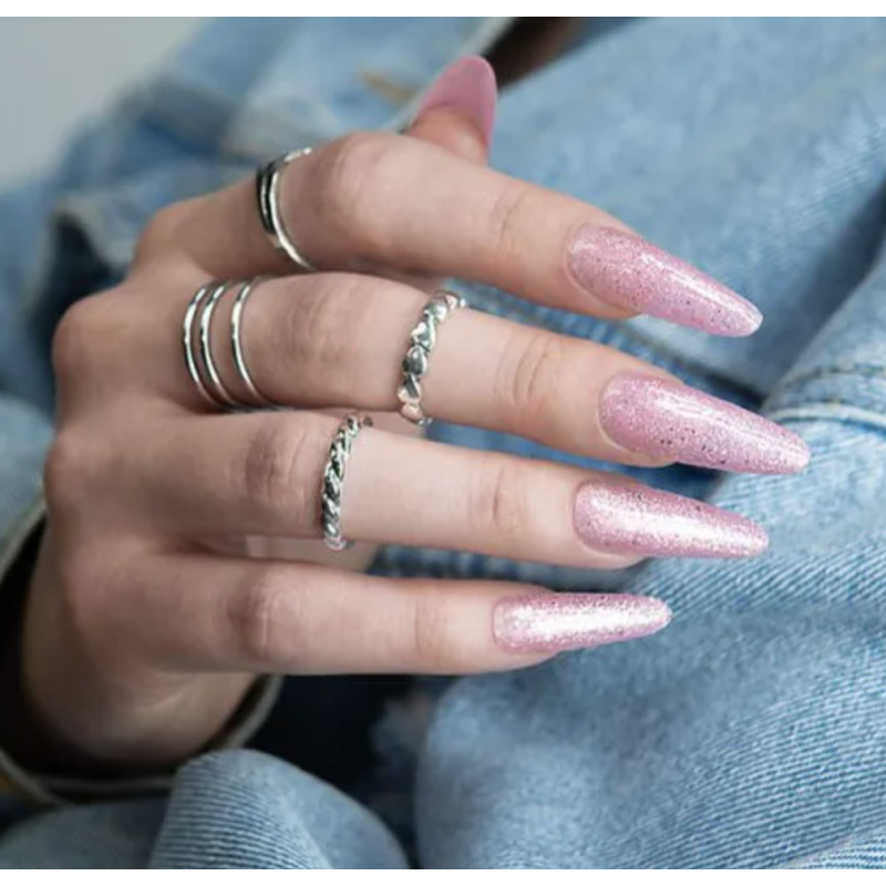 Rose Glitter - Builder Gel&Go 15ml MAKEAR-MAKEAR-Double Beauty Shop