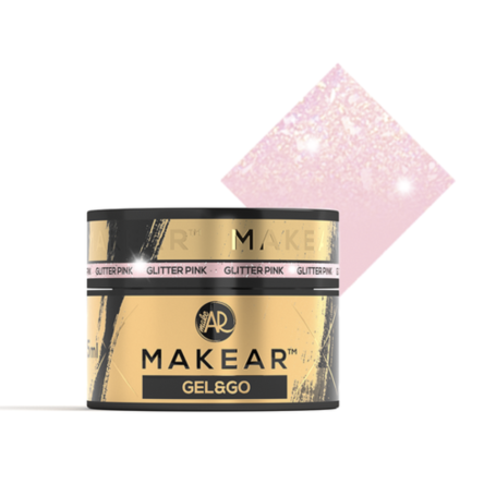 Pink Glitter - Builder Gel&Go 15ml MAKEAR