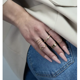 Nude Glitter - Builder Gel&Go 15ml MAKEAR 2