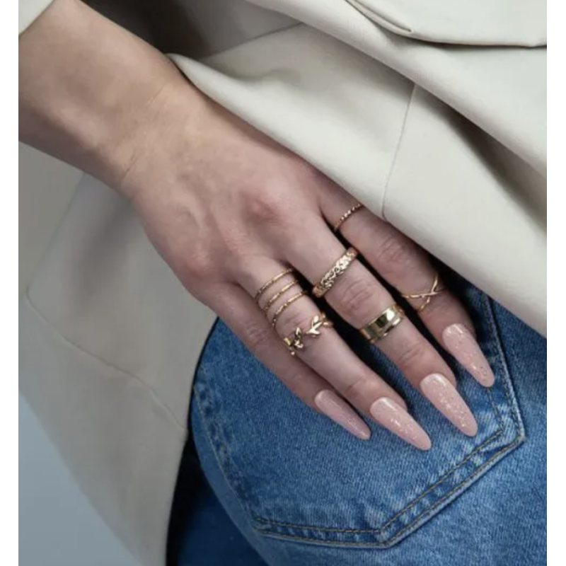 Nude Glitter - Builder Gel&Go 15ml MAKEAR-MAKEAR-Double Beauty Shop