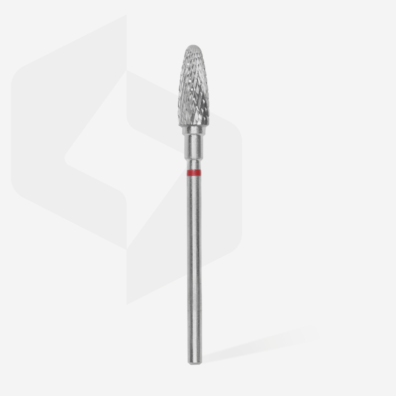 Hartmetall 5,0 mm rot Fräseraufsatz STALEKS-FRÄSER-BIT-Double Beauty Shop