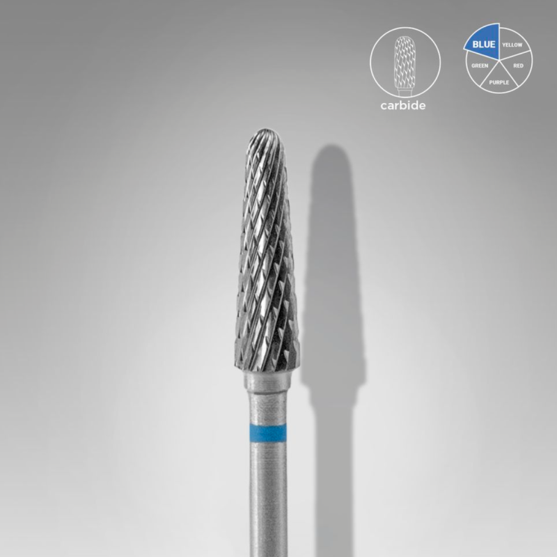 Hartmetall KONUS 4,0mm blau Fräseraufsatz STALEKS-Hartmetallfräser-Double Beauty Shop