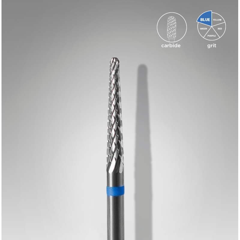 Hartmetall KEGEL mittel 2,3mm Fräseraufsatz STALEKS-Hartmetallfräser zum Rausfräsen-Double Beauty Shop