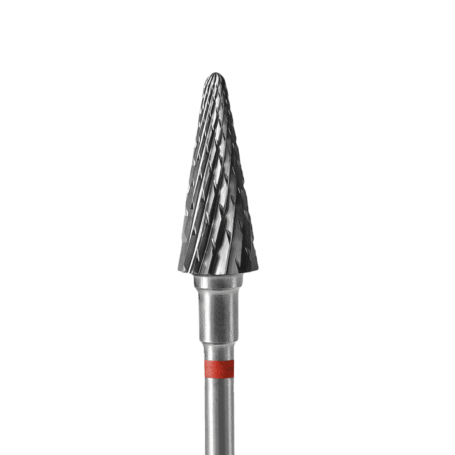 Hartmetall 6,0mm Konus rot Fräseraufsatz STALEKS