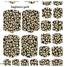 Nagelfolie Bagheera gold - PEDIKÜRE Nail Wraps by... 2