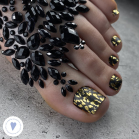 Nagelfolie Bagheera gold - PEDIKÜRE Nail Wraps by...