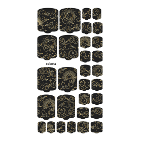 Nagelfolie Celesta - PEDIKÜRE Nail Wraps by Provocative... 2