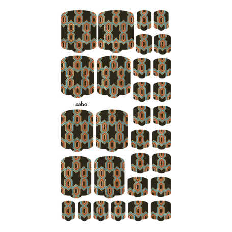 Nagelfolie Sabo - PEDIKÜRE Nail Wraps by Provocative Nails