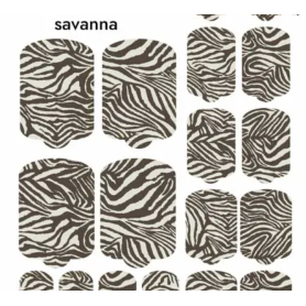 Nagelfolie Savanna - PEDIKÜRE Nail Wraps by Provocative... 2