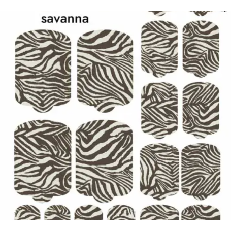 Nagelfolie Savanna - PEDIKÜRE Nail Wraps by Provocative Nails