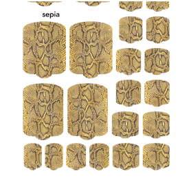 Nagelfolie Sepia - PEDIKÜRE Nail Wraps by Provocative Nails