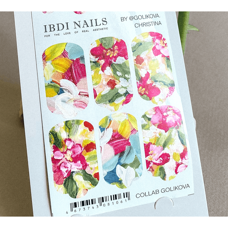 COLLAB GOLIKOVA - Nail Wraps IBDI Nails-NAIL WRAPS SELBSTKLEBEND-Double Beauty Shop