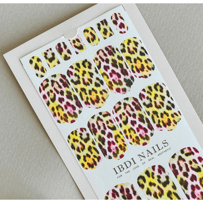 10 SWEET LEO - Nail Wraps IBDI Nails-NAIL WRAPS SELBSTKLEBEND-Double Beauty Shop