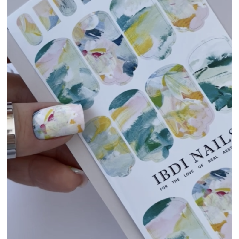 07 SPRING ART - Nail Wraps IBDI Nails-NAIL WRAPS SELBSTKLEBEND-Double Beauty Shop