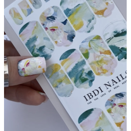 07 SPRING ART - Nail Wraps IBDI Nails