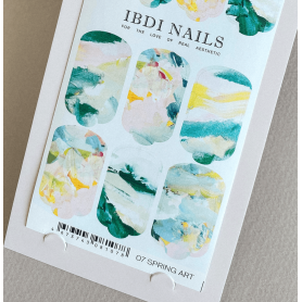 07 SPRING ART - Nail Wraps IBDI Nails 2