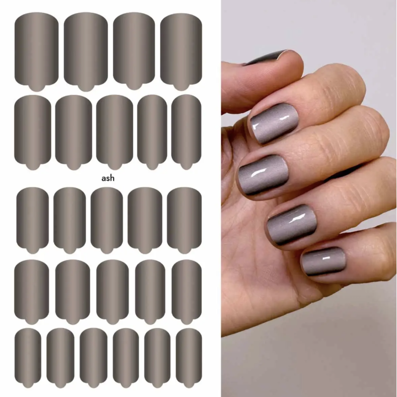 Nagelfolie Ash - Nail Wraps by Provocative Nails-NAIL WRAPS SELBSTKLEBEND-Double Beauty Shop