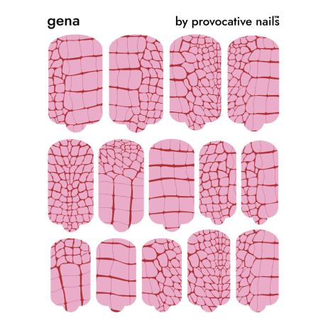 Nagelfolie Gena - Nail Wraps by Provocative Nails