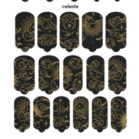 Nagelfolie Celesta - Nail Wraps by Provocative Nails 2