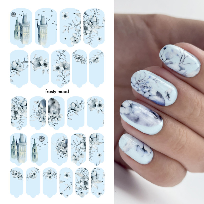 Nagelfolie Frosty mood - Nail Wraps by Provocative Nails-NAIL WRAPS SELBSTKLEBEND-Double Beauty Shop