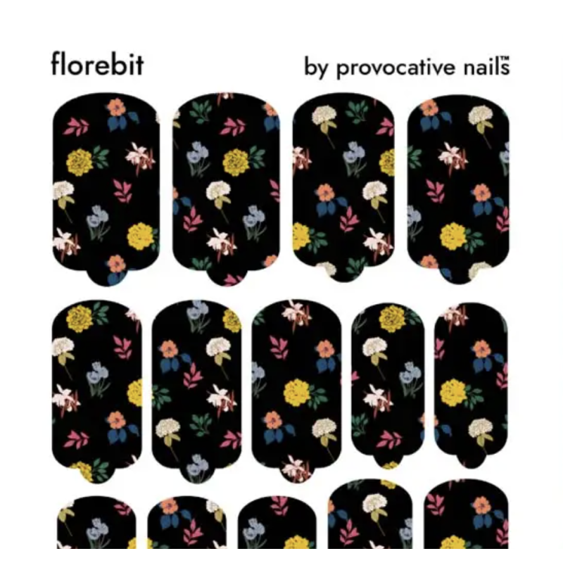 Nagelfolie Florebit - Nail Wraps by Provocative Nails-NAIL WRAPS SELBSTKLEBEND-Double Beauty Shop
