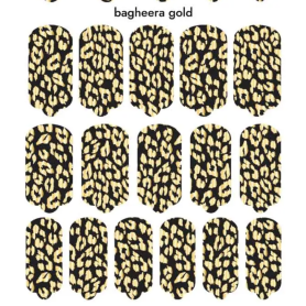 Nagelfolie Bagheera gold - Nail Wraps by Provocative Nails 2