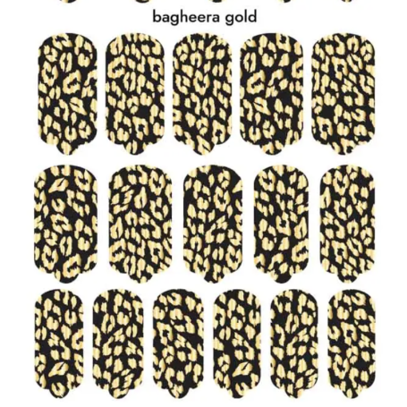 Nagelfolie Bagheera gold - Nail Wraps by Provocative Nails
