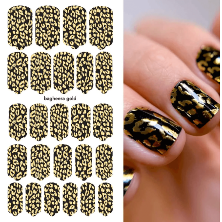 Nagelfolie Bagheera gold - Nail Wraps by Provocative Nails