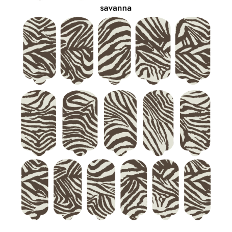Nagelfolie Savanna - Nail Wraps by Provocative Nails