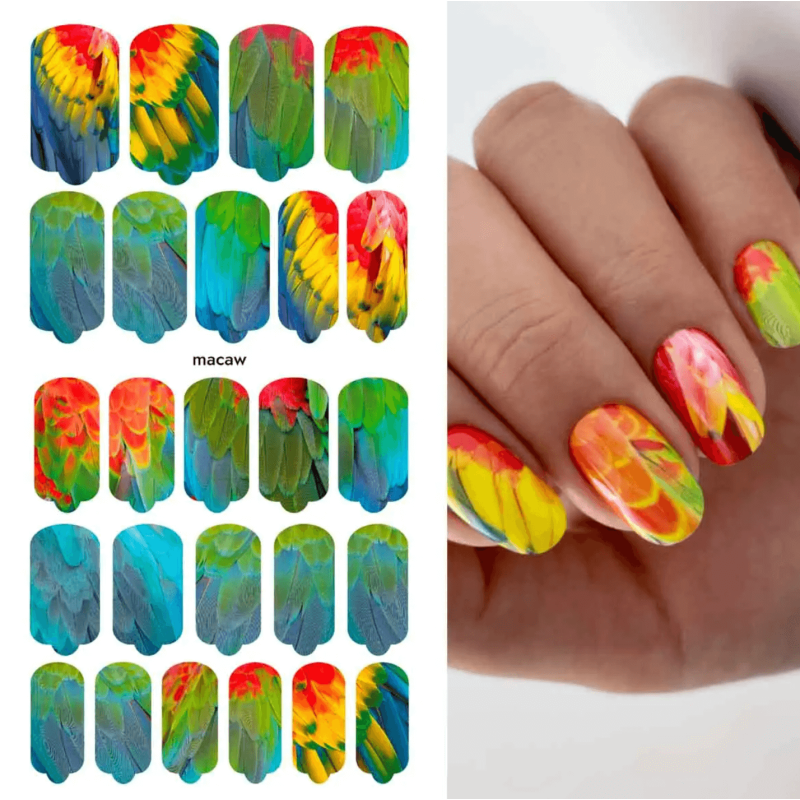 Nagelfolie Macaw - Nail Wraps by Provocative Nails-NAIL WRAPS SELBSTKLEBEND-Double Beauty Shop