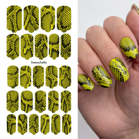 Nagelfolie Limonchello - Nail Wraps by Provocative Nails