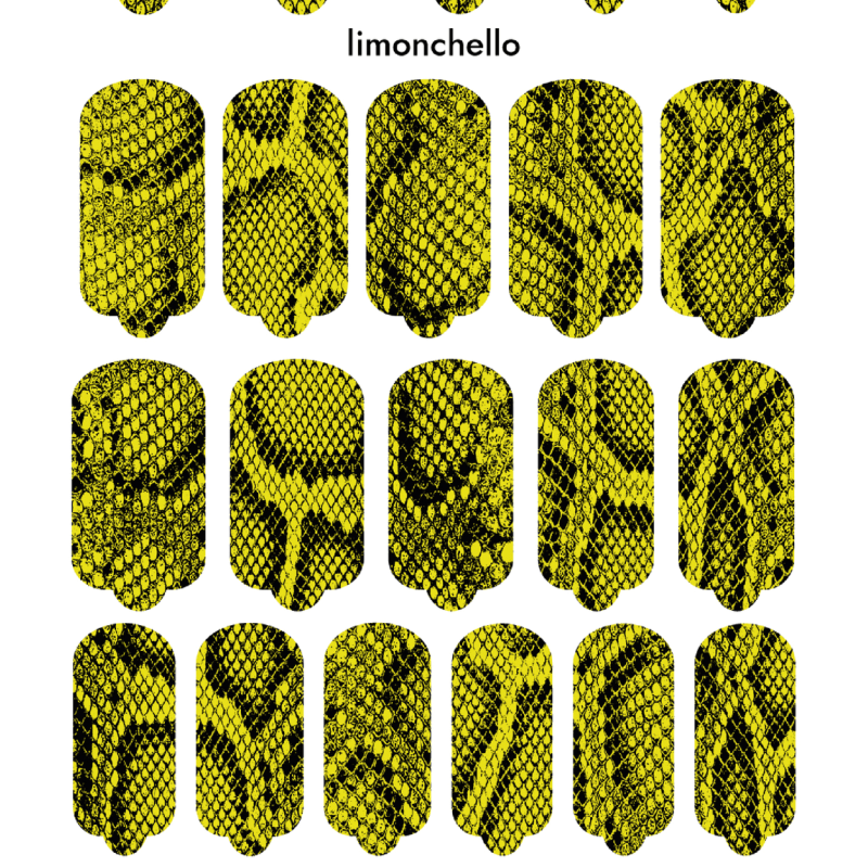Nagelfolie Limonchello - Nail Wraps by Provocative Nails-NAIL WRAPS SELBSTKLEBEND-Double Beauty Shop