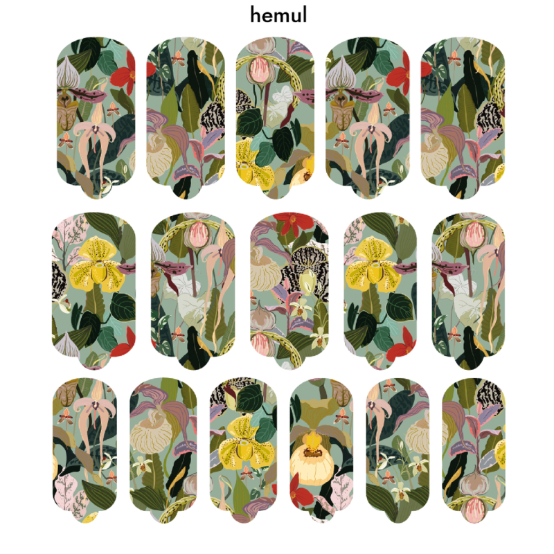 Nagelfolie Hemul - Nail Wraps by Provocative Nails-NAIL WRAPS SELBSTKLEBEND-Double Beauty Shop