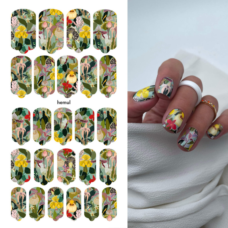 Nagelfolie Hemul - Nail Wraps by Provocative Nails-NAIL WRAPS SELBSTKLEBEND-Double Beauty Shop